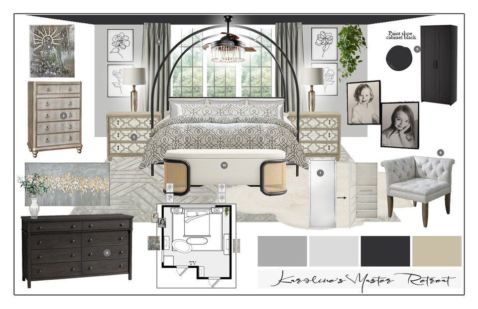 Glamorous Master Bedroom & Bathroom Remodel Casey H. Moodboard 2 thumb